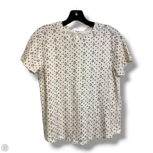 Top Short Sleeve By Pilcro In Floral Print, Size: M