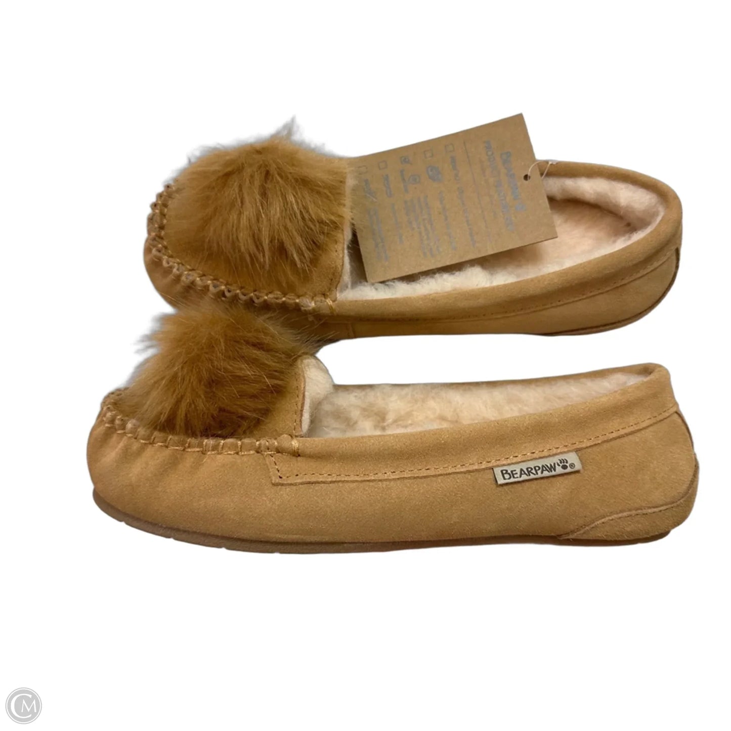 Shoes Flats By Bearpaw In Beige, Size: 7
