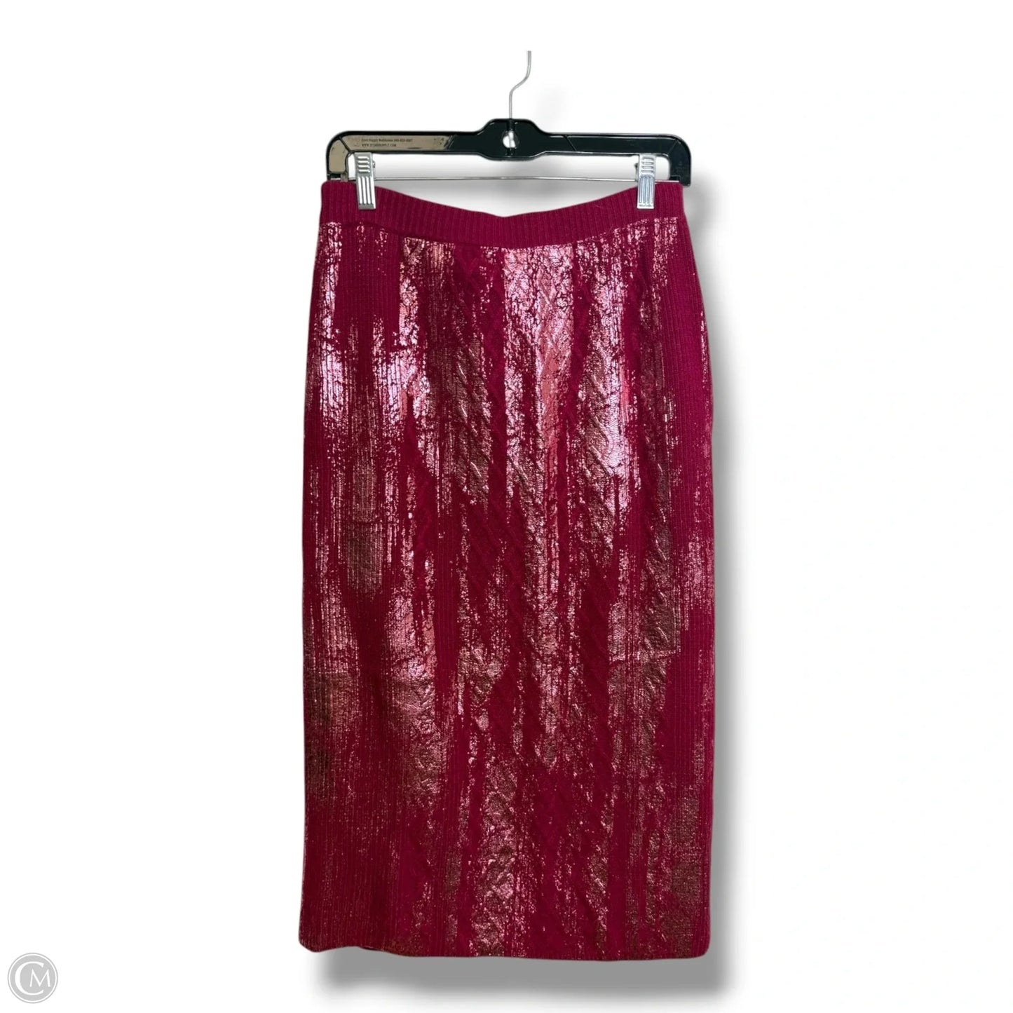 Skirt Midi By Anthropologie In Pink, Size: S