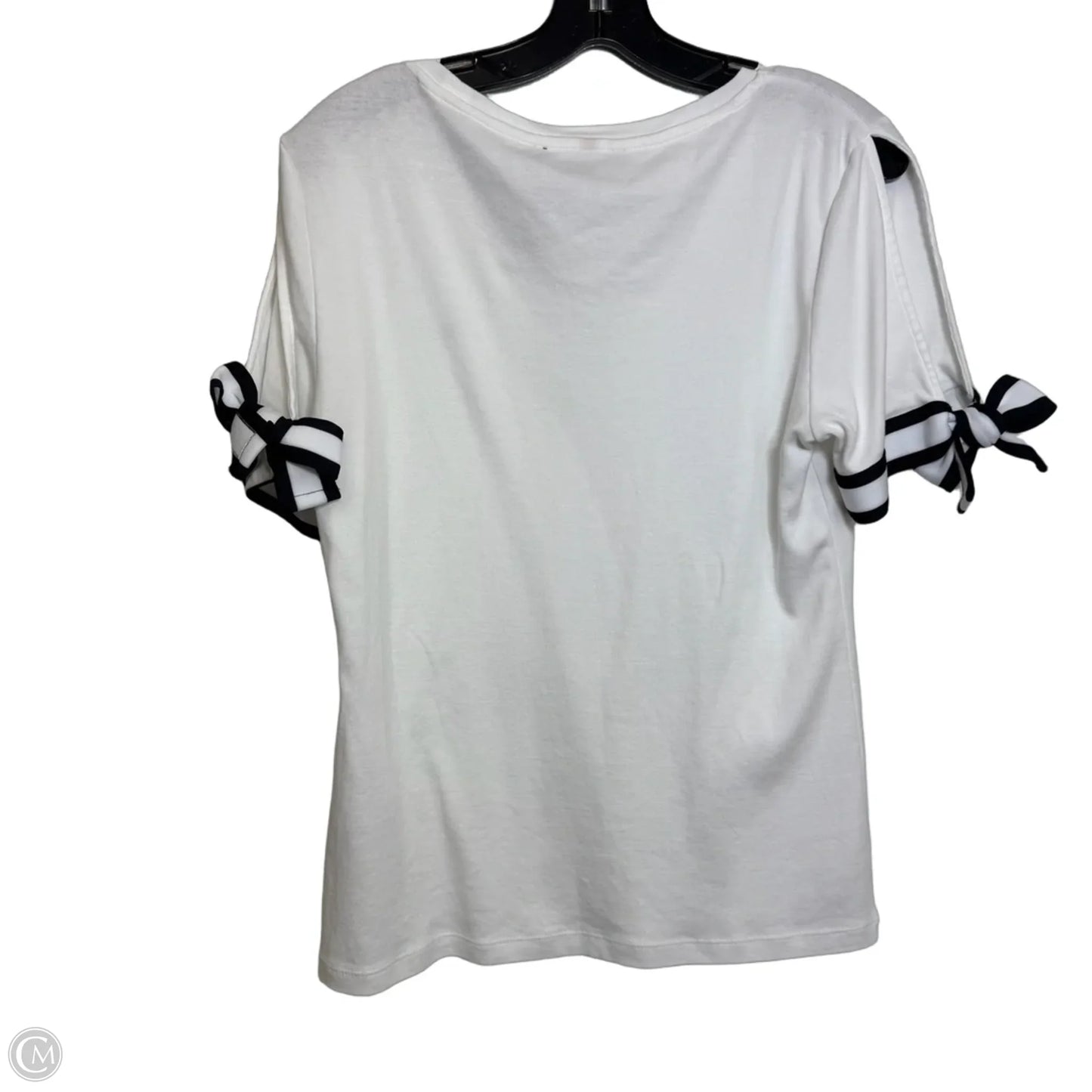 Top Short Sleeve By Tommy Hilfiger In White, Size: L