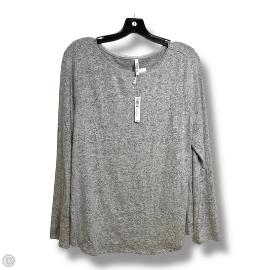 Sweater By Soma In Grey, Size: L
