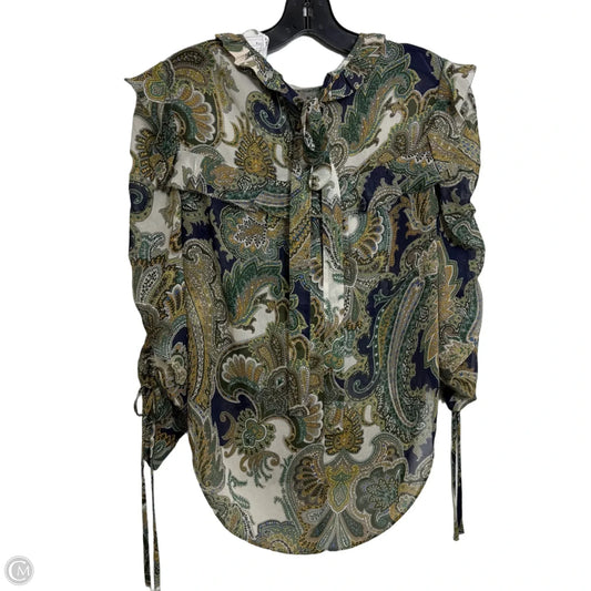Top Long Sleeve By Veronica Beard In Multi-colored, Size: 0