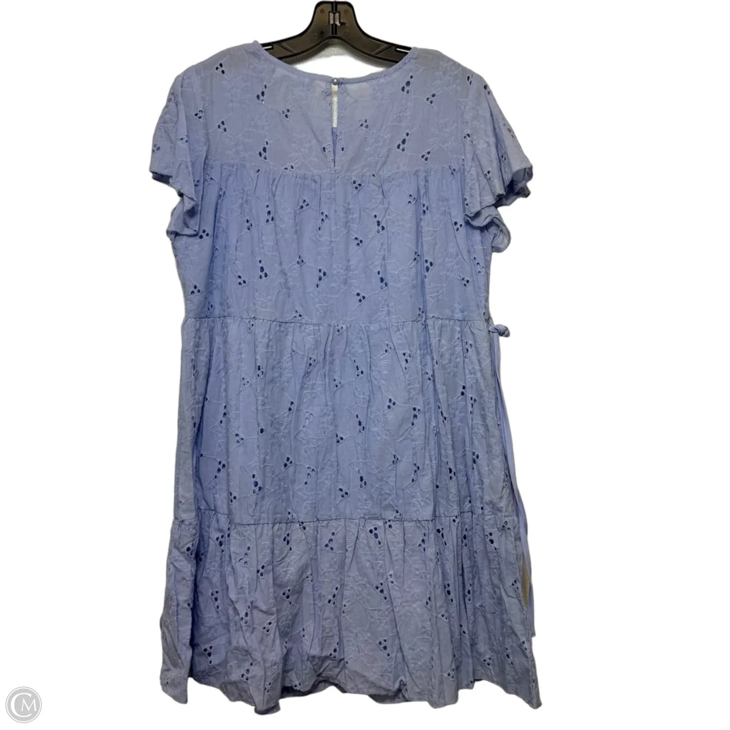 Dress Casual Short By Simplee In Blue, Size: Xl
