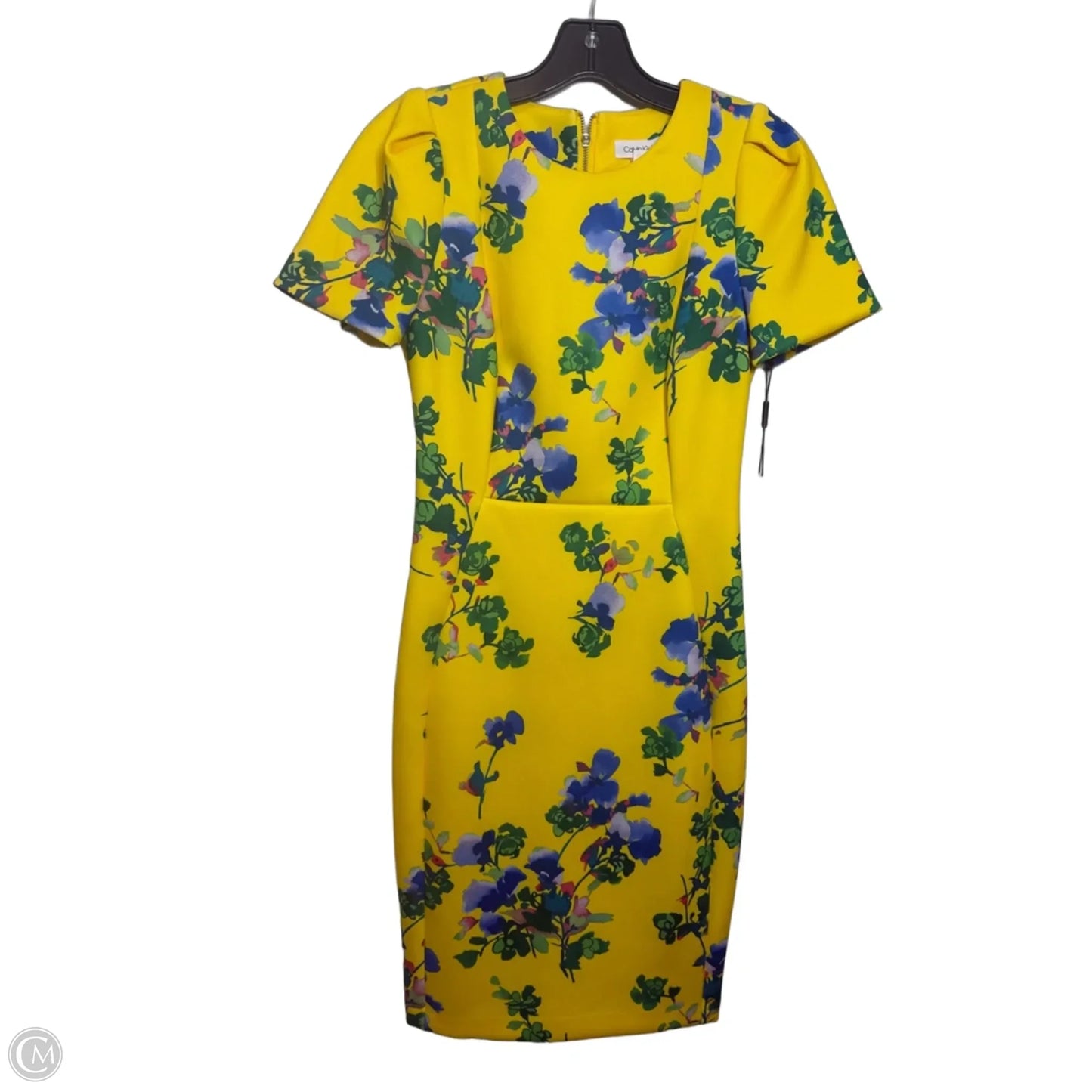 Dress Casual Short By Calvin Klein In Floral Print, Size: 4