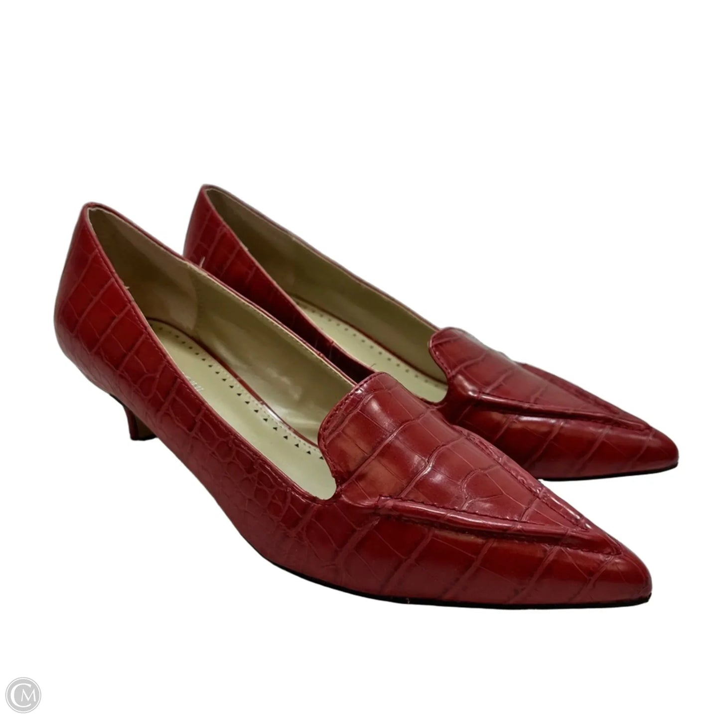 Shoes Heels Kitten By Adrienne Vittadini In Red, Size: 8.5