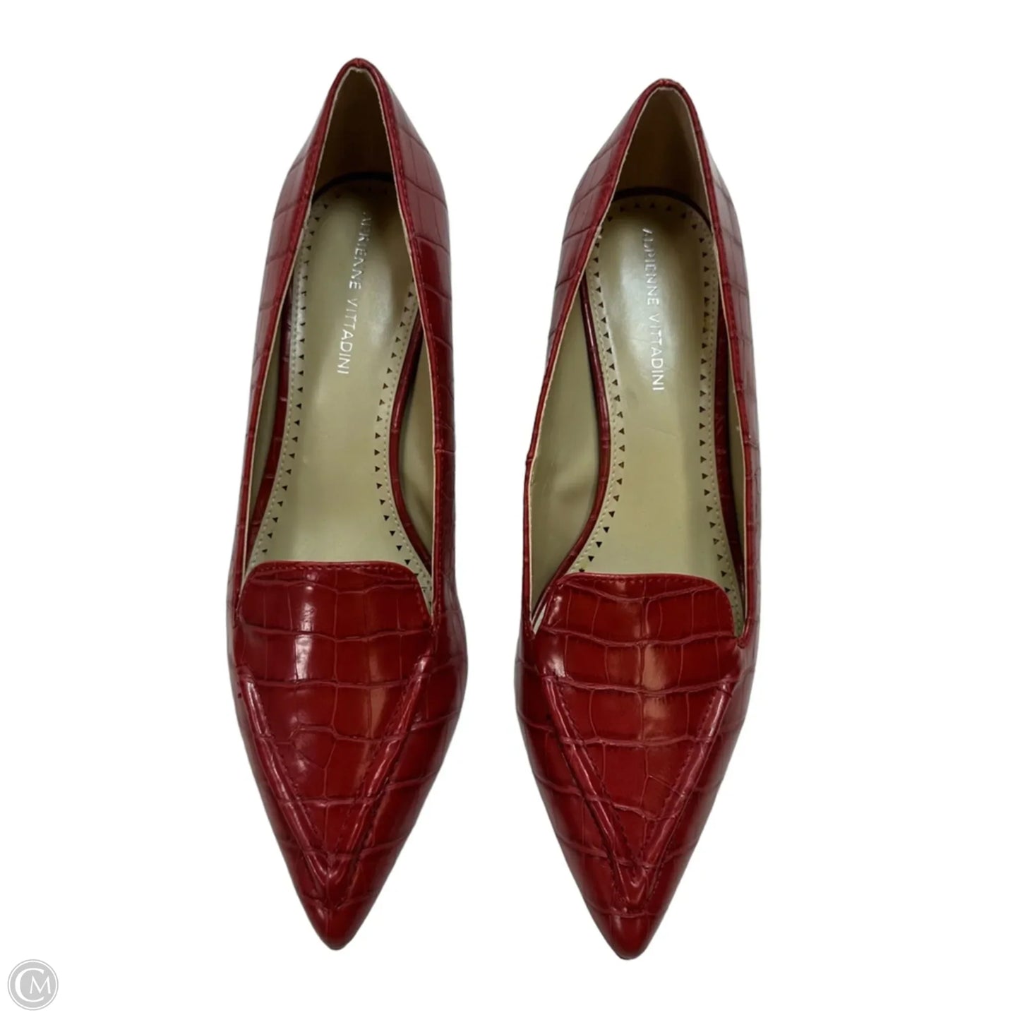 Shoes Heels Kitten By Adrienne Vittadini In Red, Size: 8.5