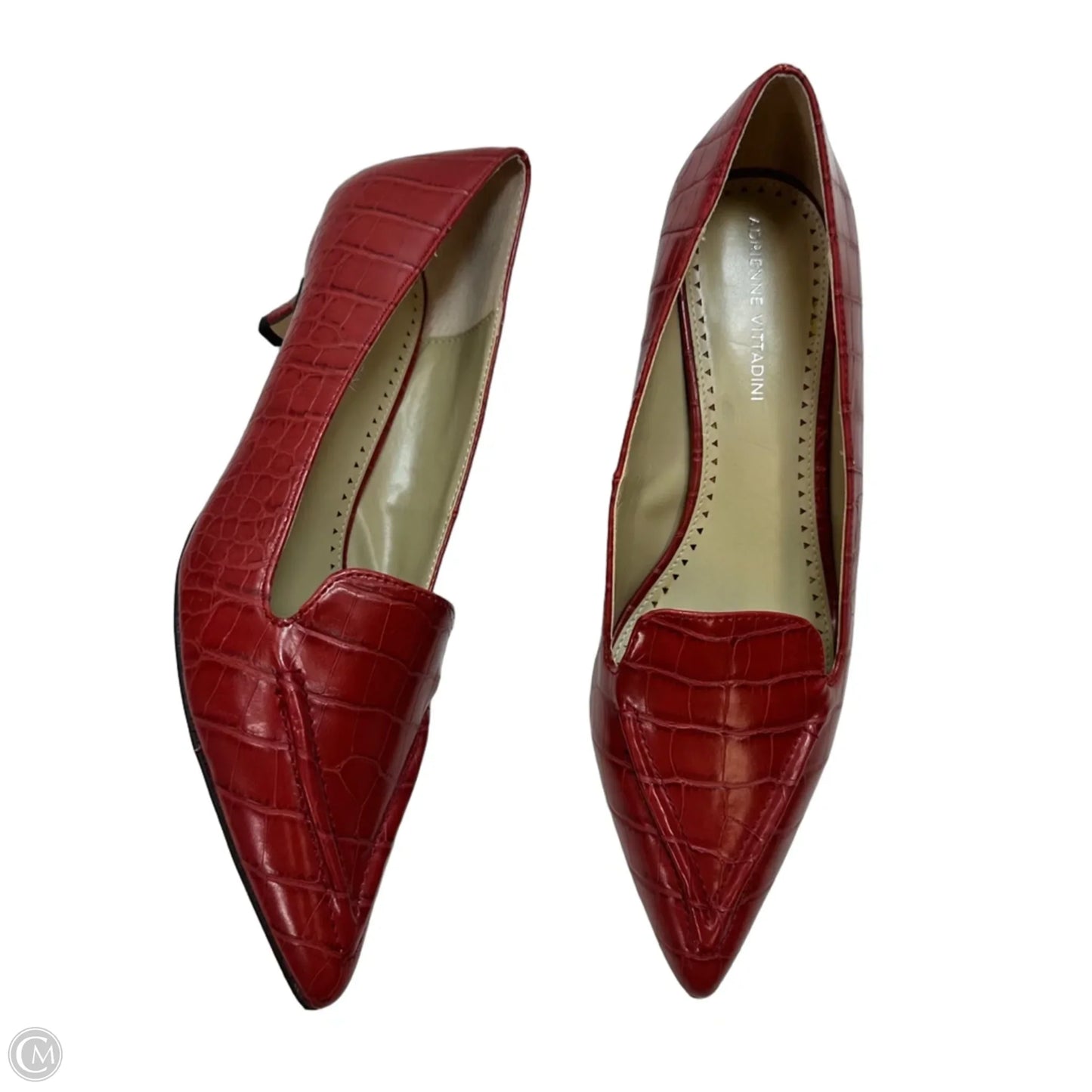 Shoes Heels Kitten By Adrienne Vittadini In Red, Size: 8.5