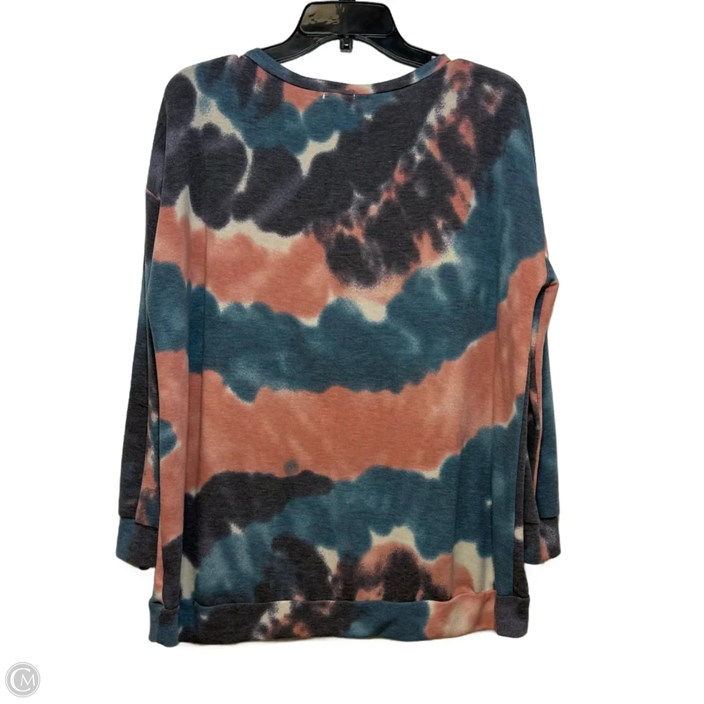Top Long Sleeve By Bibi In Multi-colored, Size: M