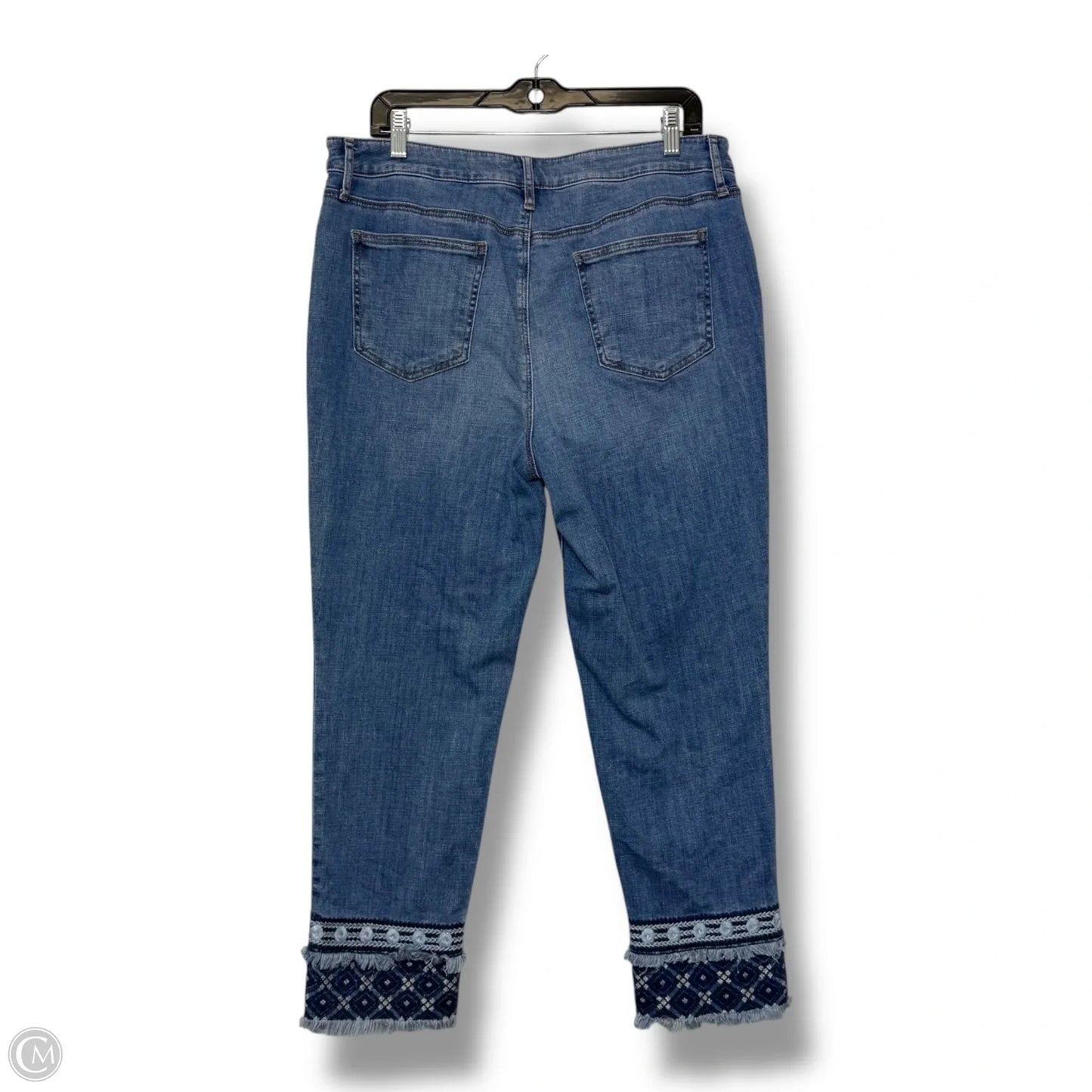 Jeans Boot Cut By Chicos In Blue Denim, Size: 12