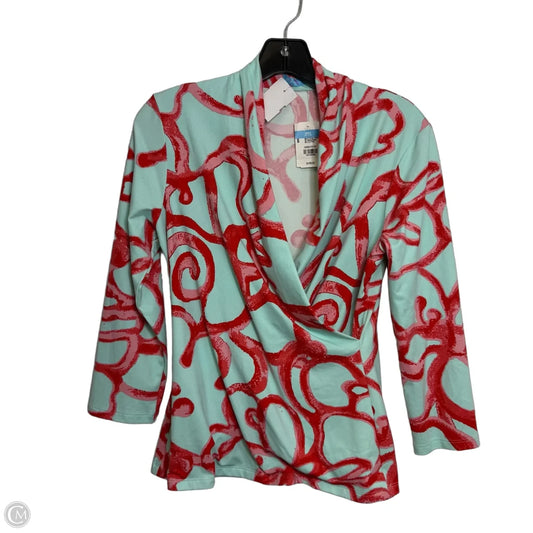 Top Long Sleeve By J Mclaughlin In Multi-colored, Size: S