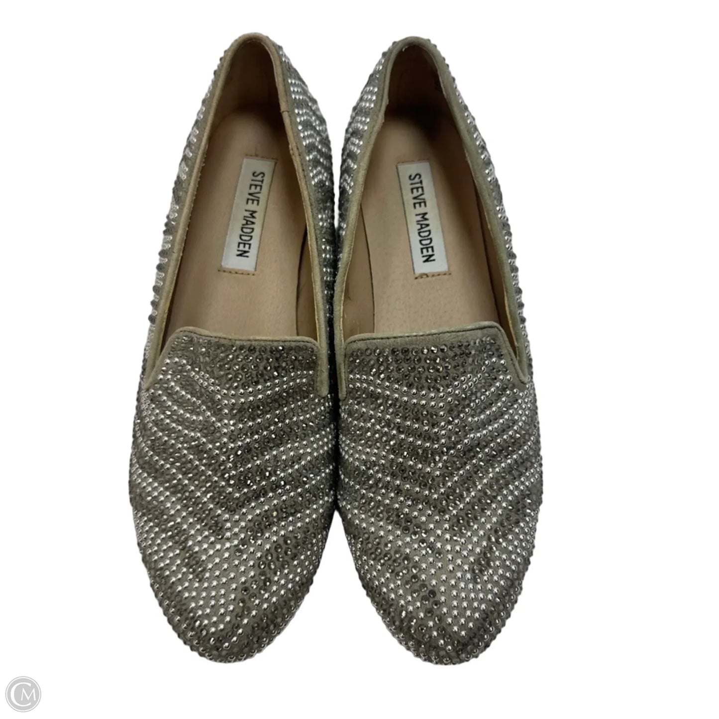 Shoes Flats By Steve Madden In Silver, Size: 7.5