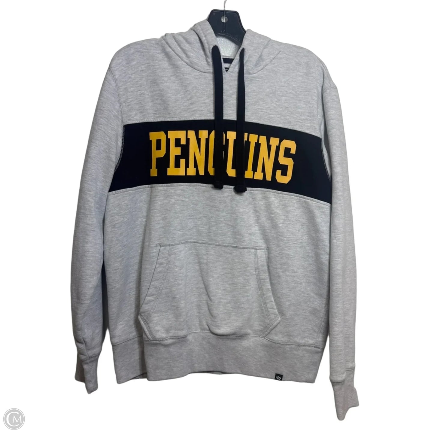 Pittsburgh Penguins Sweatshirt Hoodie By Clothes Mentor In Grey, Size: M