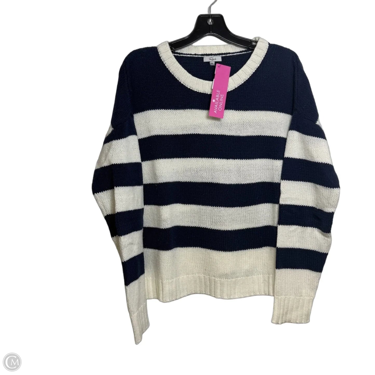 Top Long Sleeve By Rails In Striped Pattern, Size: M