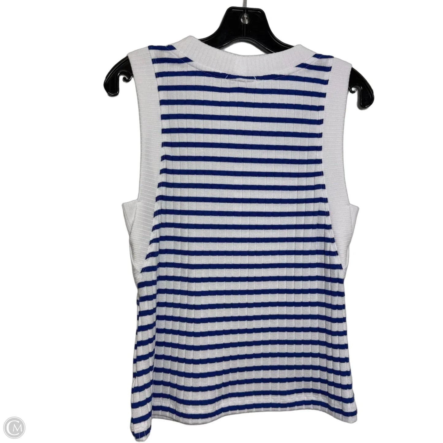 Top Sleeveless By Evereve In Striped Pattern, Size: S