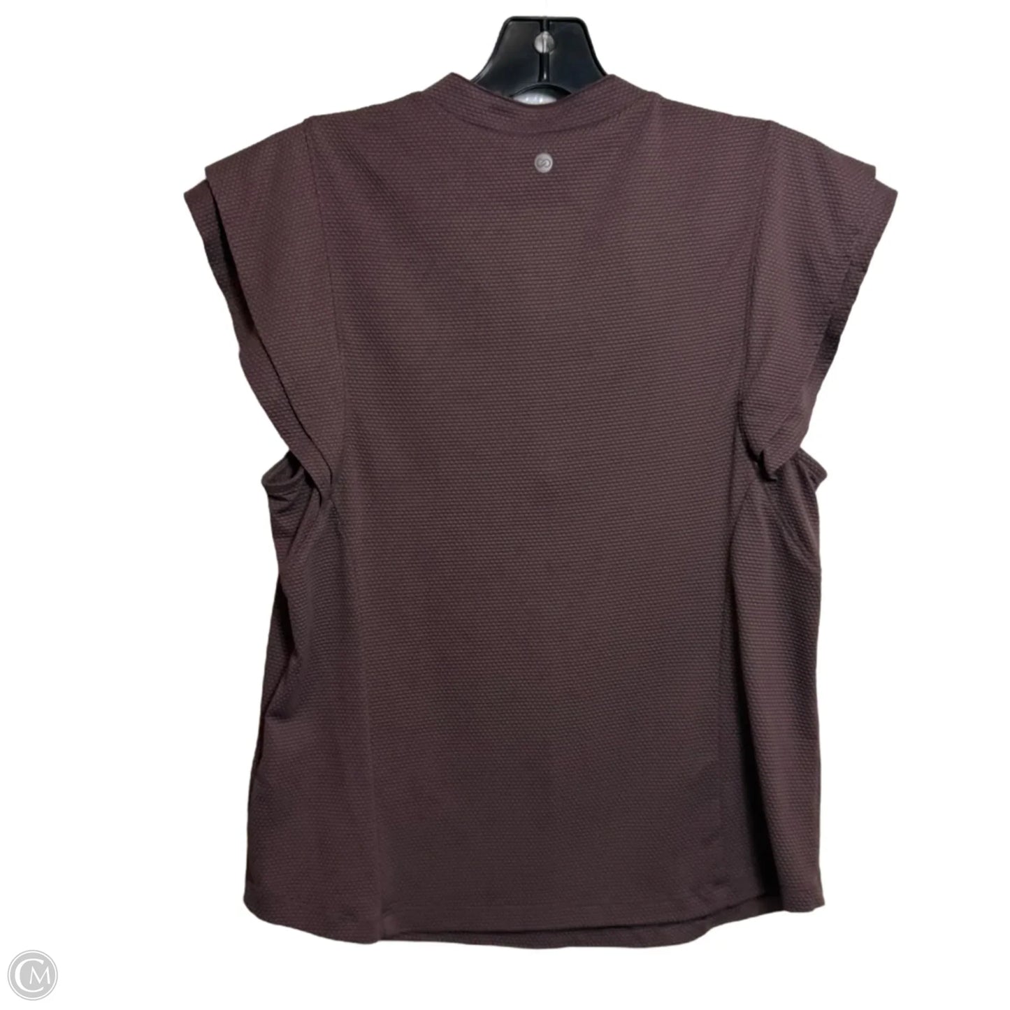 Athletic Top Short Sleeve By Clothes Mentor In Brown, Size: M