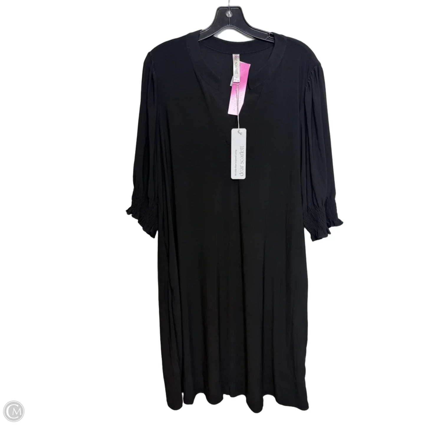 Dress Casual Short By Dear Scarlett In Black, Size: Xl