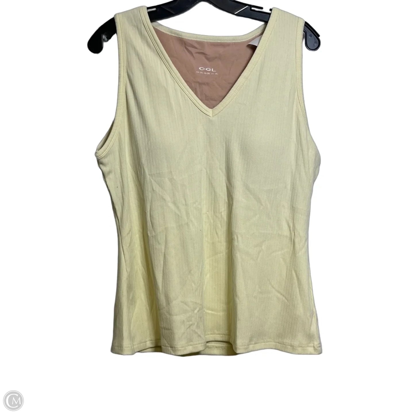 Tank Top By OGL In Yellow, Size: 2x