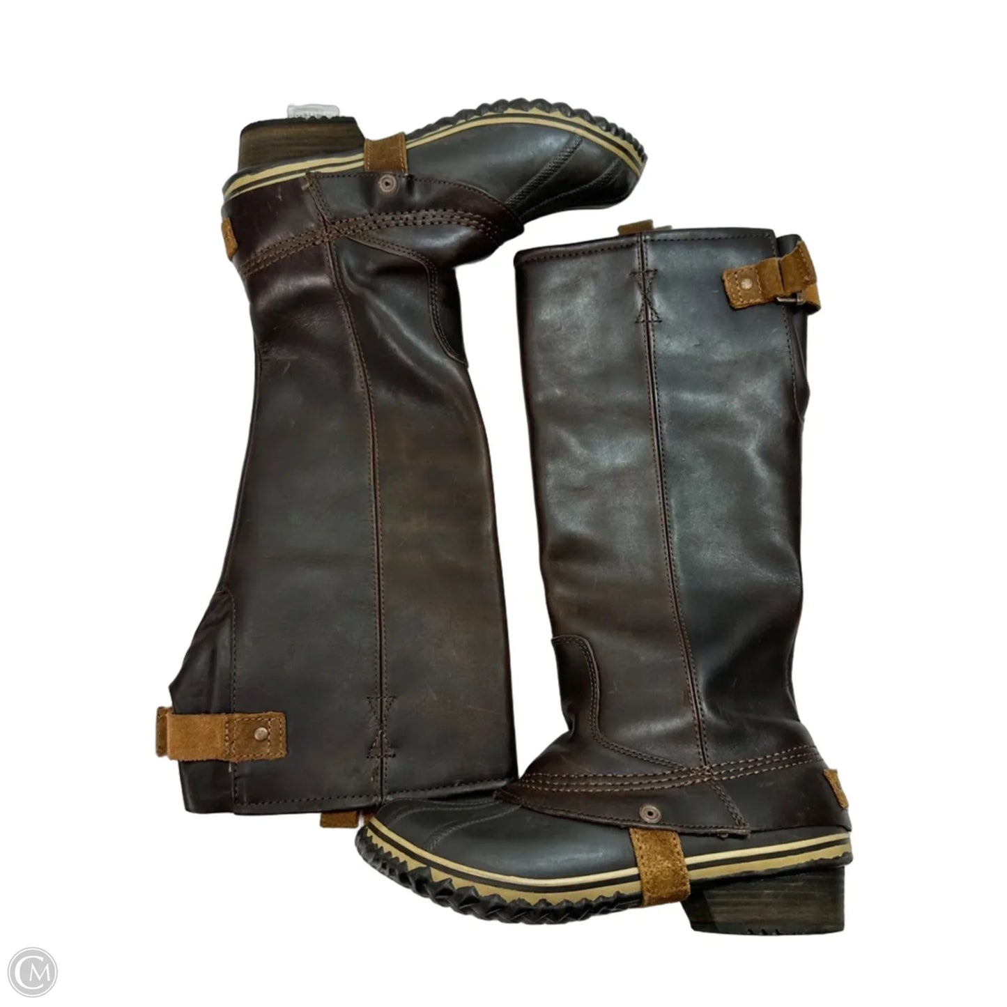 Boots Over-the-knee Flats By Sorel In Brown, Size: 8