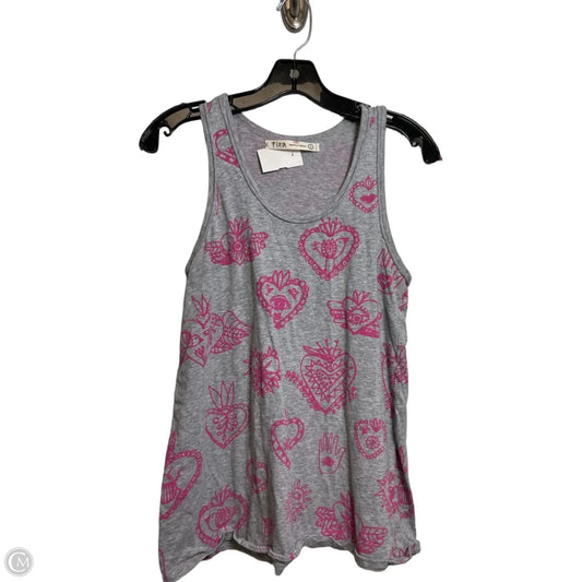 Top Sleeveless By Clothes Mentor In Grey, Size: 2