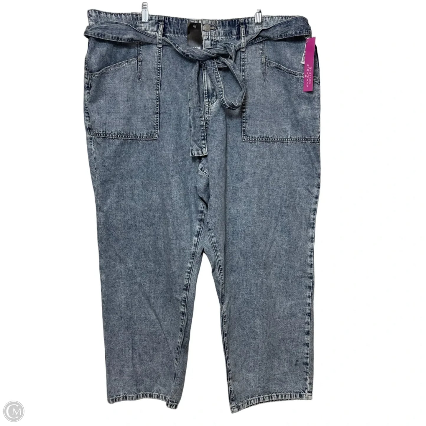 Jeans Wide Leg By Torrid In Blue Denim, Size: 22