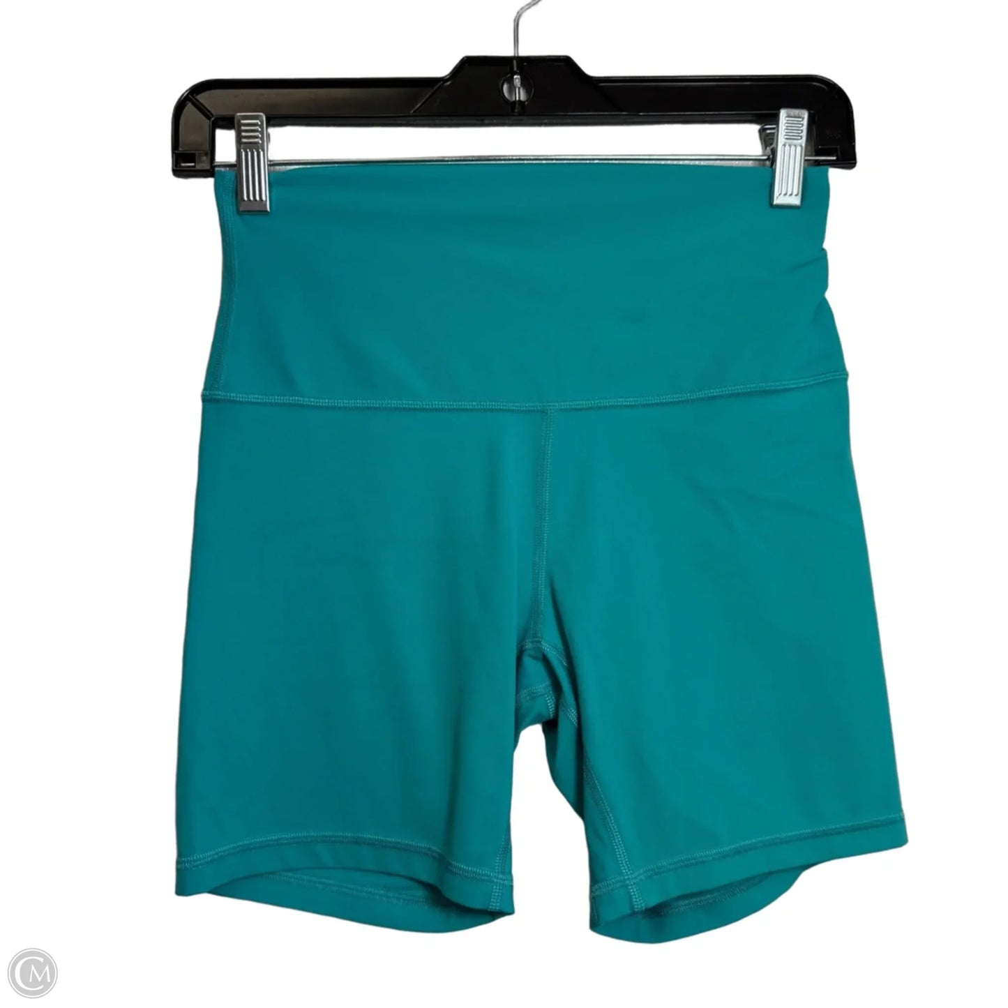 Athletic Shorts By Lululemon In Aqua, Size: 6