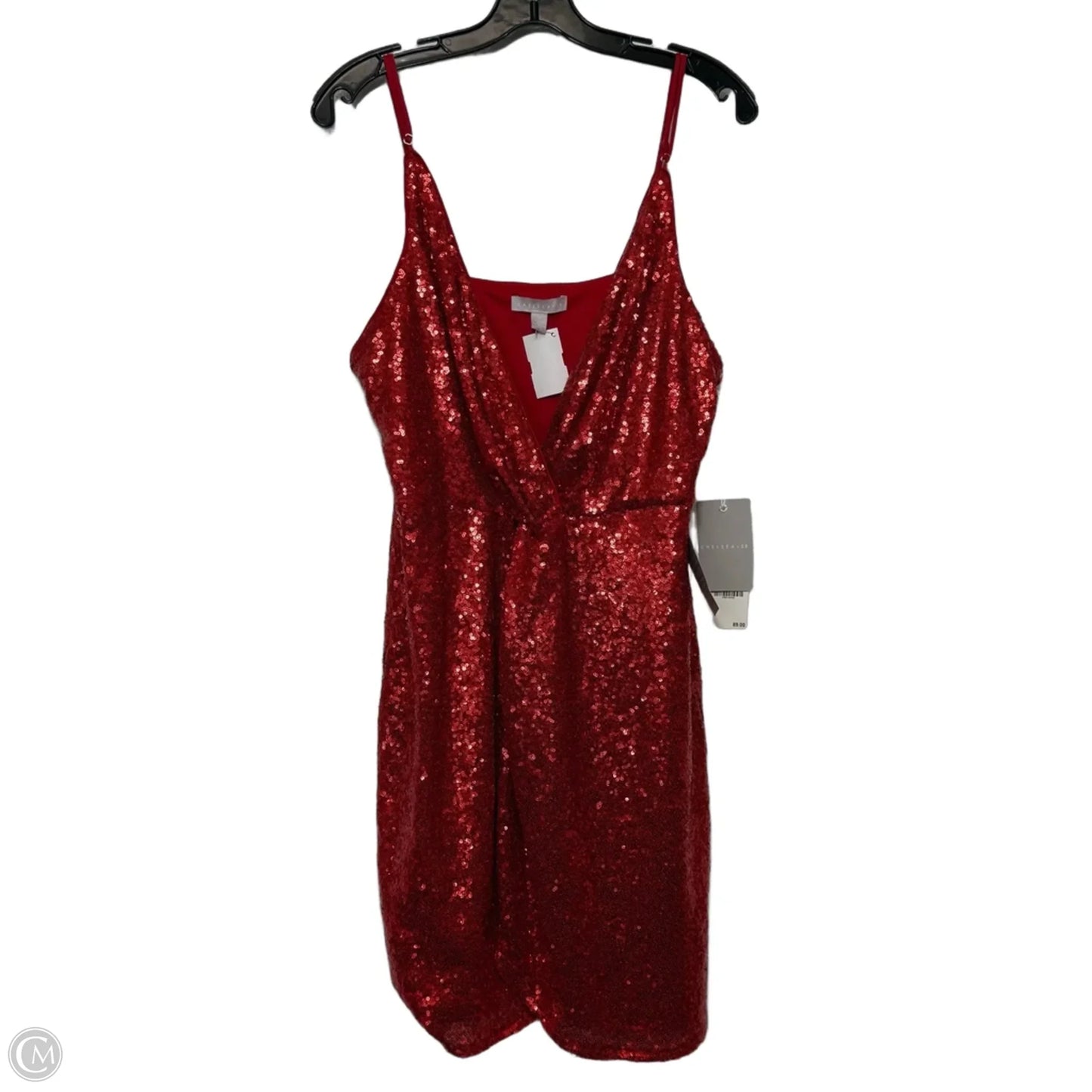 Dress Casual Short By Chelsea 28 In Red, Size: L