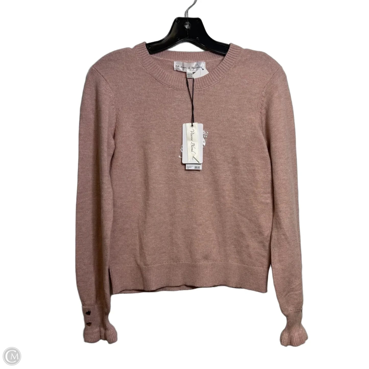 Top Long Sleeve By Chelsea And Theodore In Pink, Size: Xs