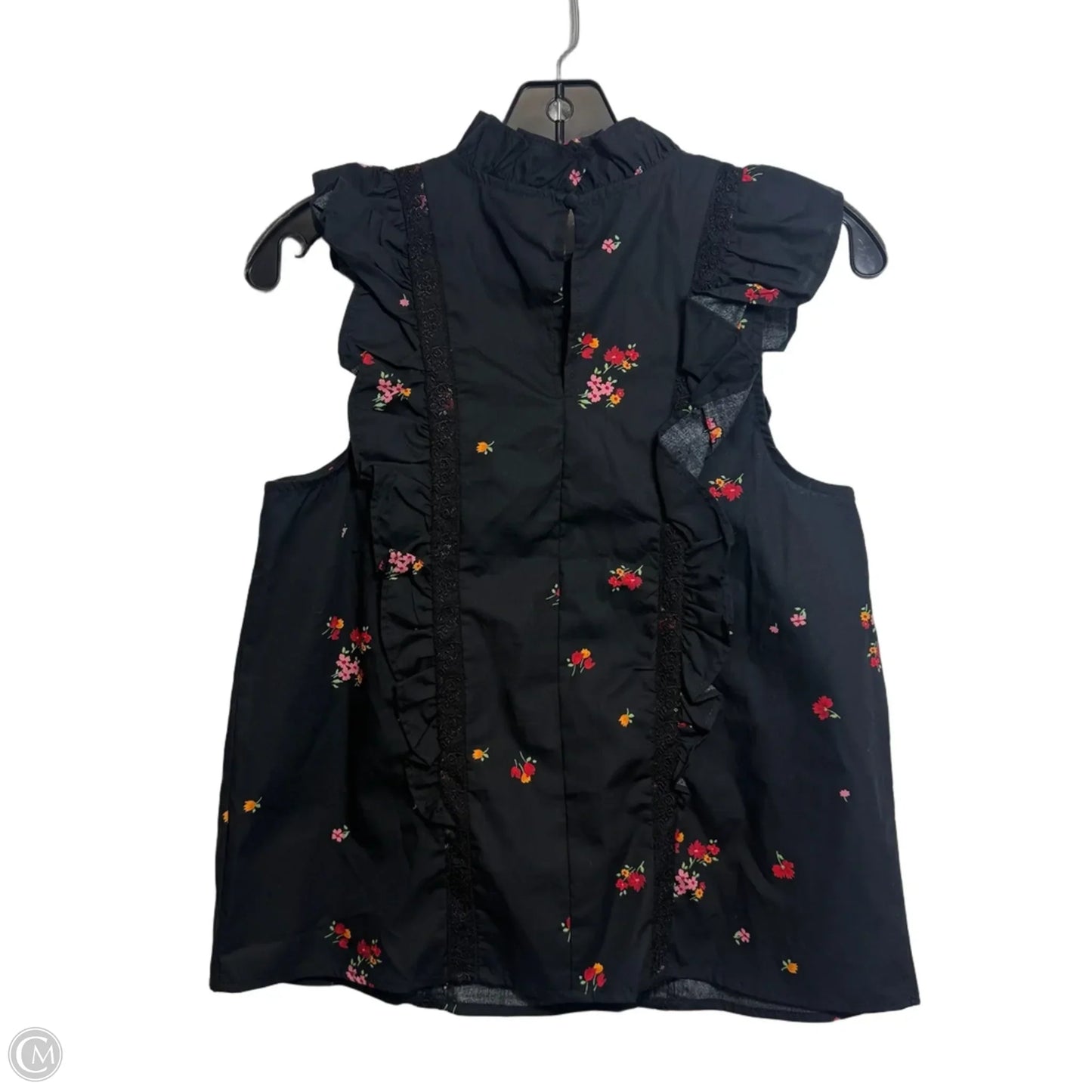 Top Sleeveless By Who What Wear In Black, Size: Xs