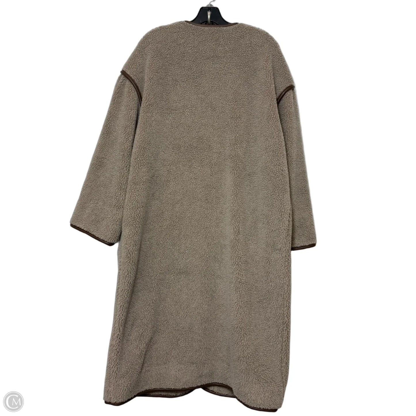 Coat Faux Fur & Sherpa By Velvet By Jenny Graham In Brown, Size: S
