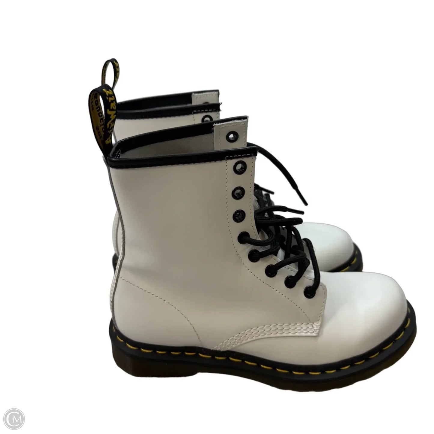 Boots Designer By Dr Martens In White, Size: 7