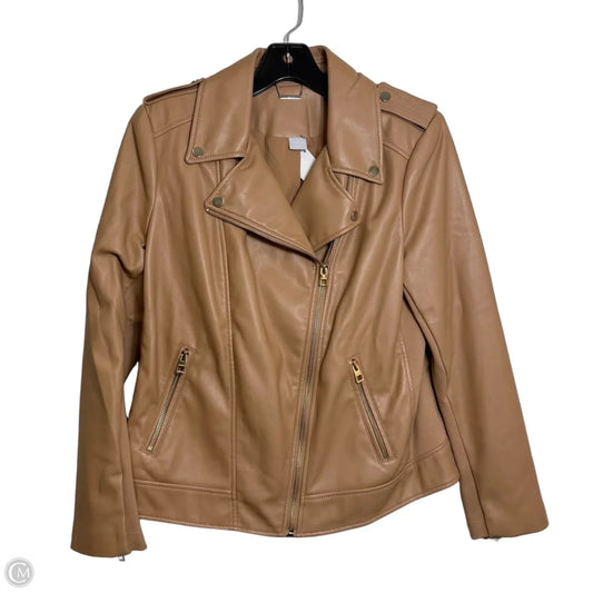 Jacket Other By Chicos In Tan, Size: M