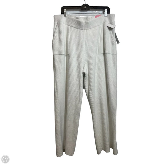 Pants Lounge By Lane Bryant In White, Size: 1x
