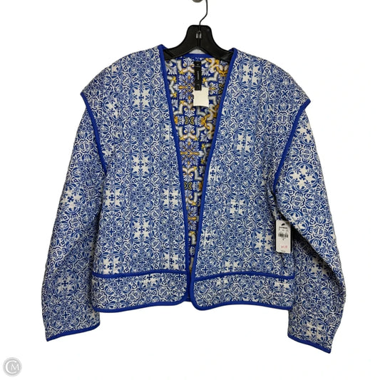 Reversible Jacket Puffer & Quilted By Express In Blue, Size: M