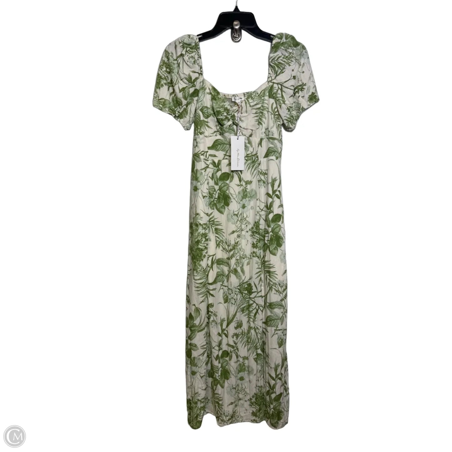Dress Casual Maxi By By The River In Green, Size: M