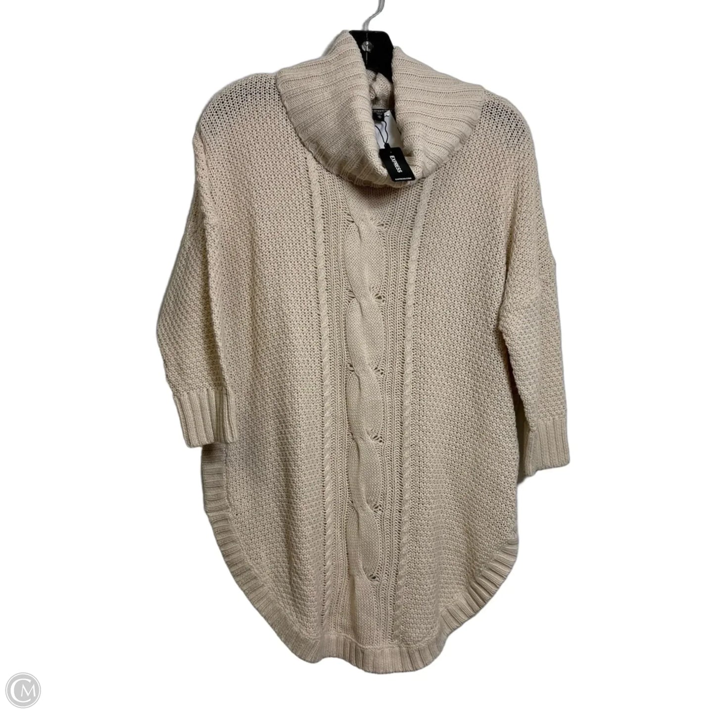 Sweater By Express In Ivory, Size: M