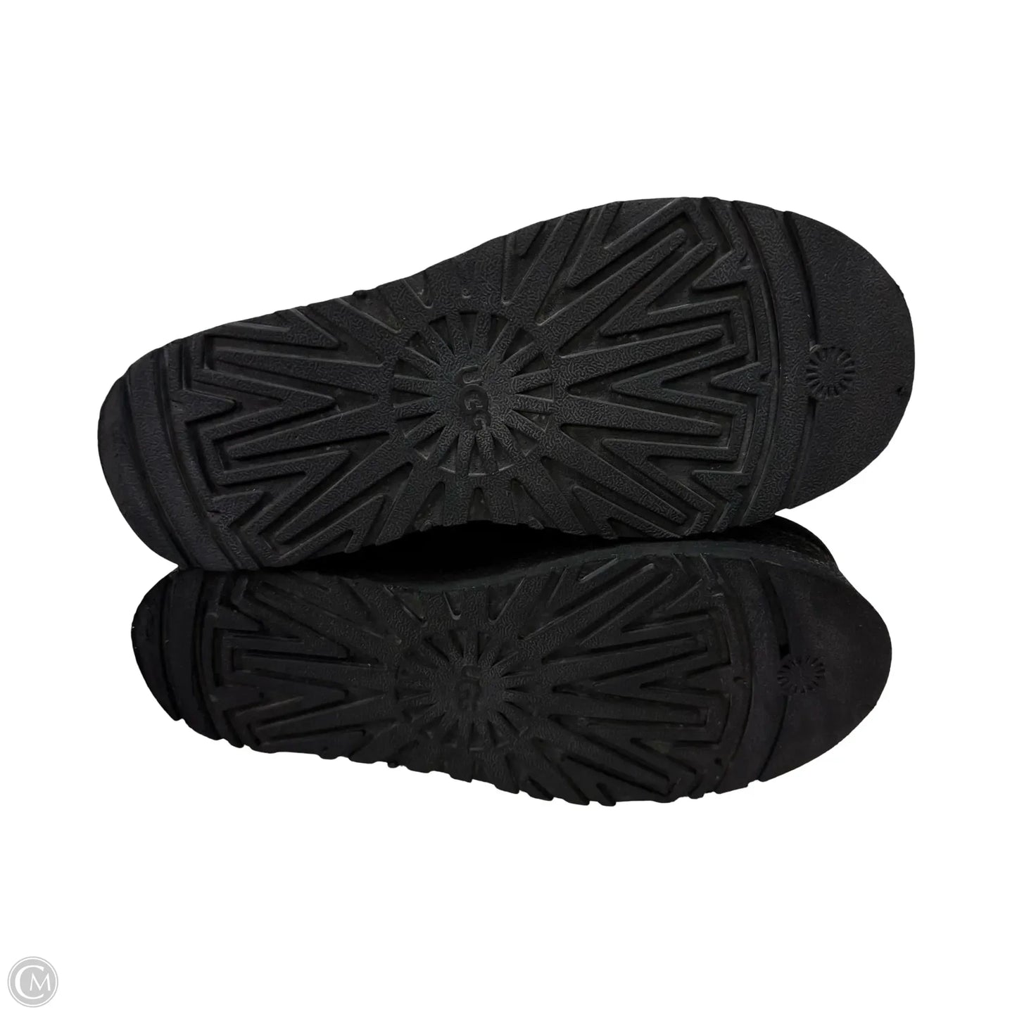 Classic Mini Dipper Boots Designer By Ugg In Black, Size: 7