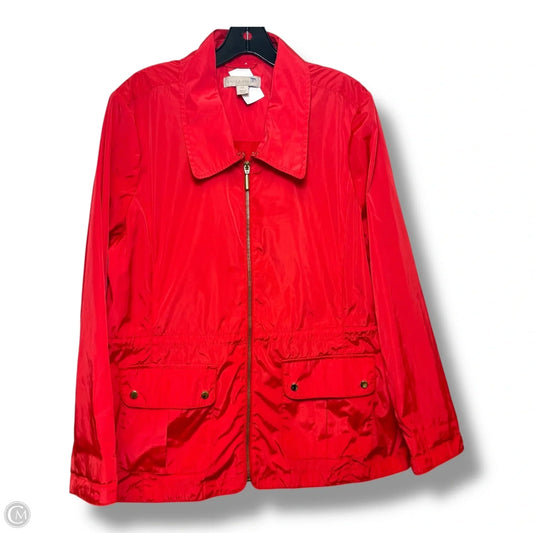 Jacket Moto By Laura Ashley In Orange, Size: Xl