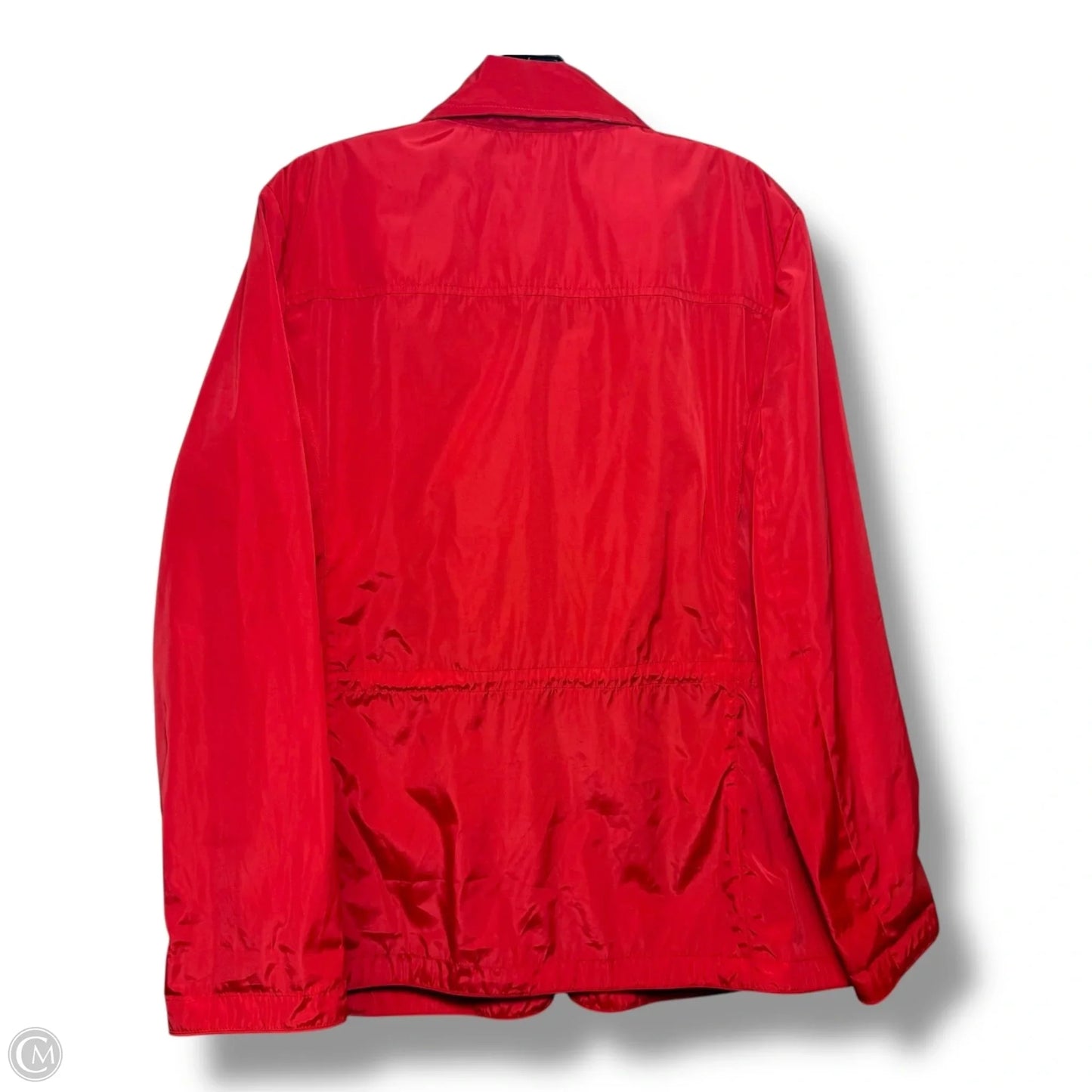 Jacket Moto By Laura Ashley In Orange, Size: Xl