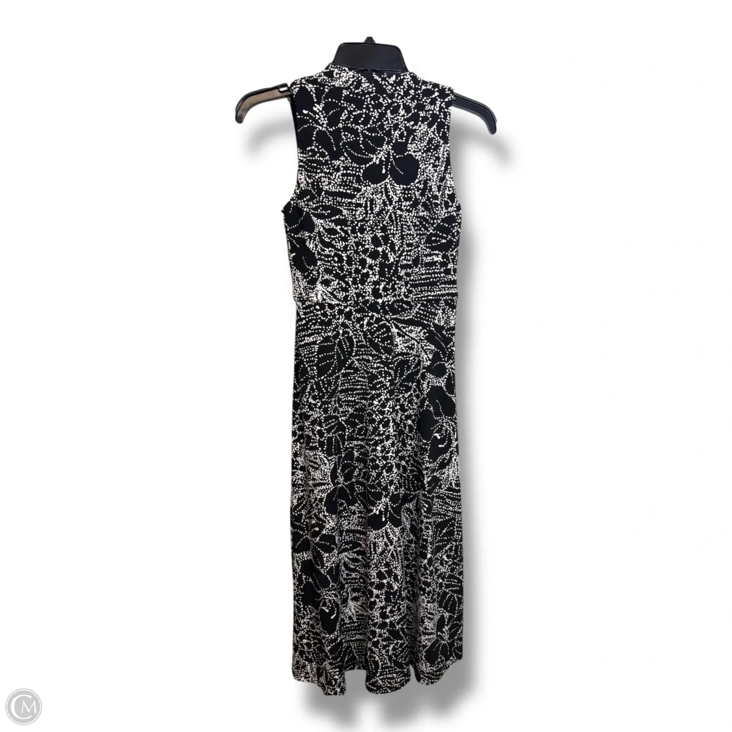 Dress Casual Midi By Clothes Mentor In Black & White, Size: 00
