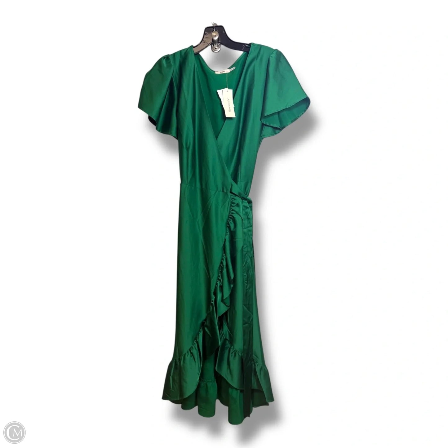 Dress Casual Midi By Clothes Mentor In Green, Size: S