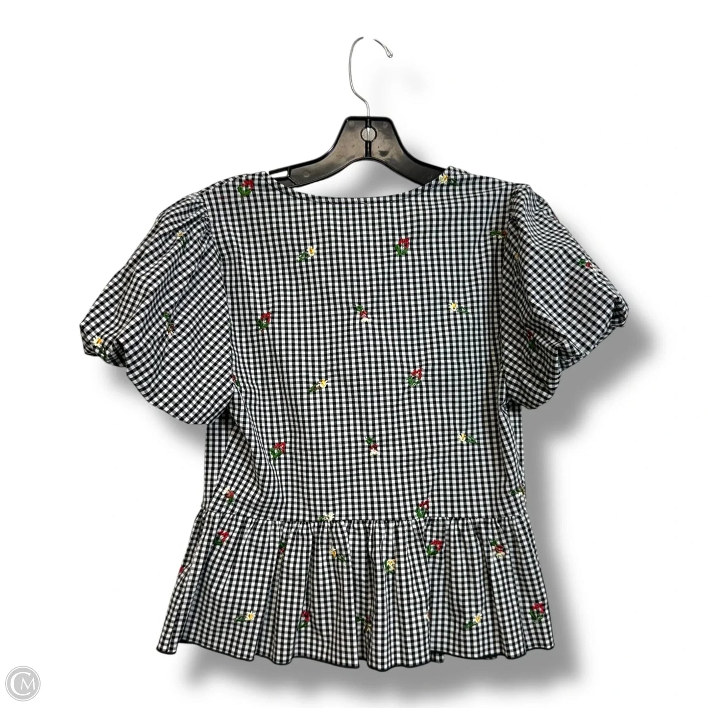 Top Short Sleeve By Altard State In Checkered Pattern, Size: S