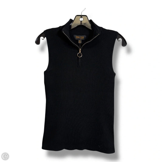 Top Sleeveless By Truth In Black, Size: S