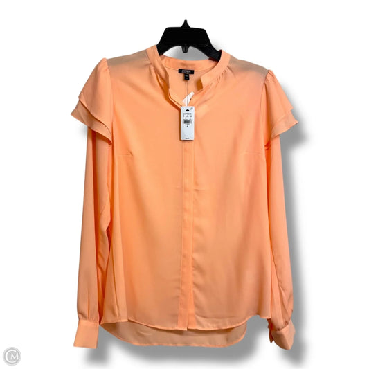 Top Short Sleeve By Express In Orange, Size: M