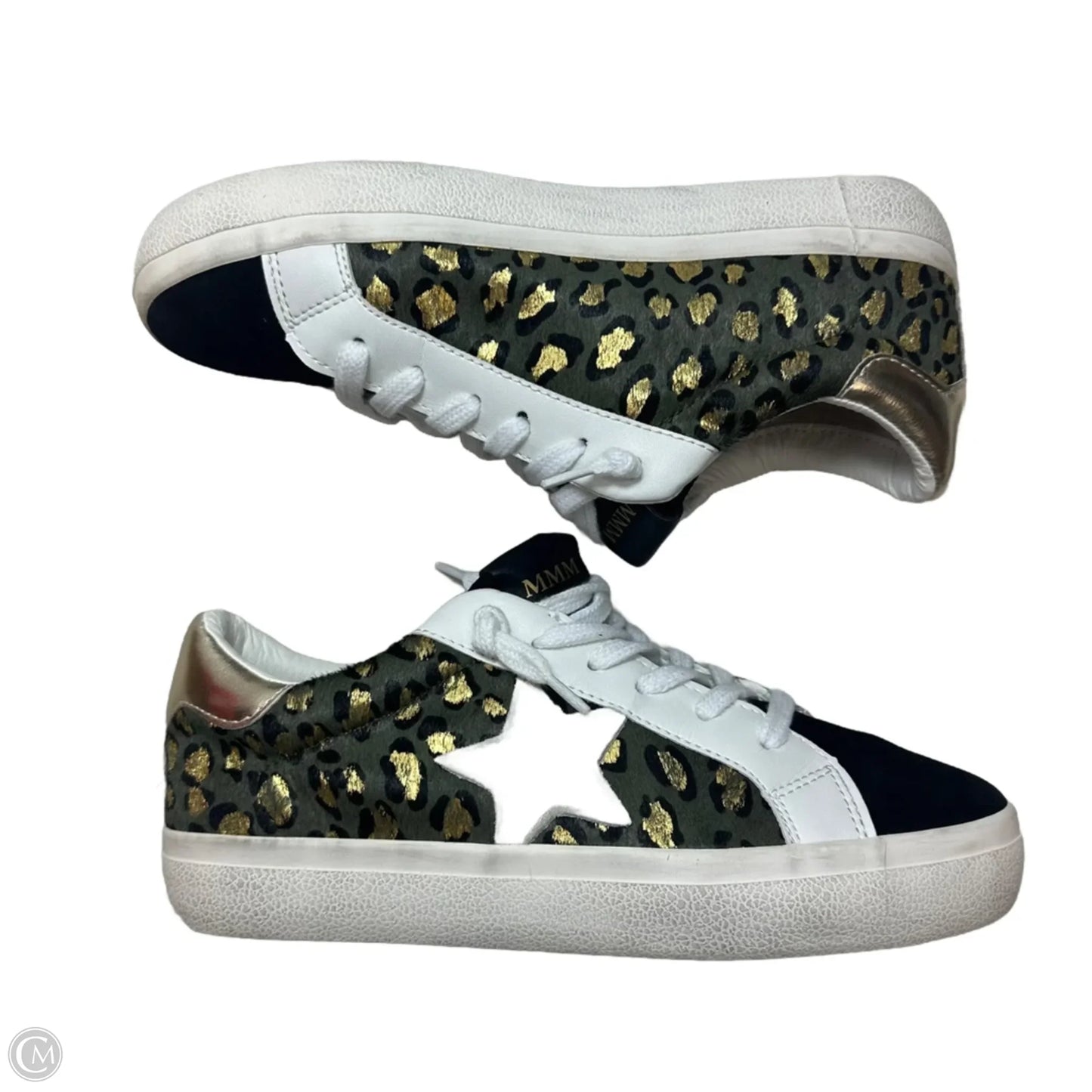 Shoes Athletic By Clothes Mentor In Animal Print, Size: 9.5
