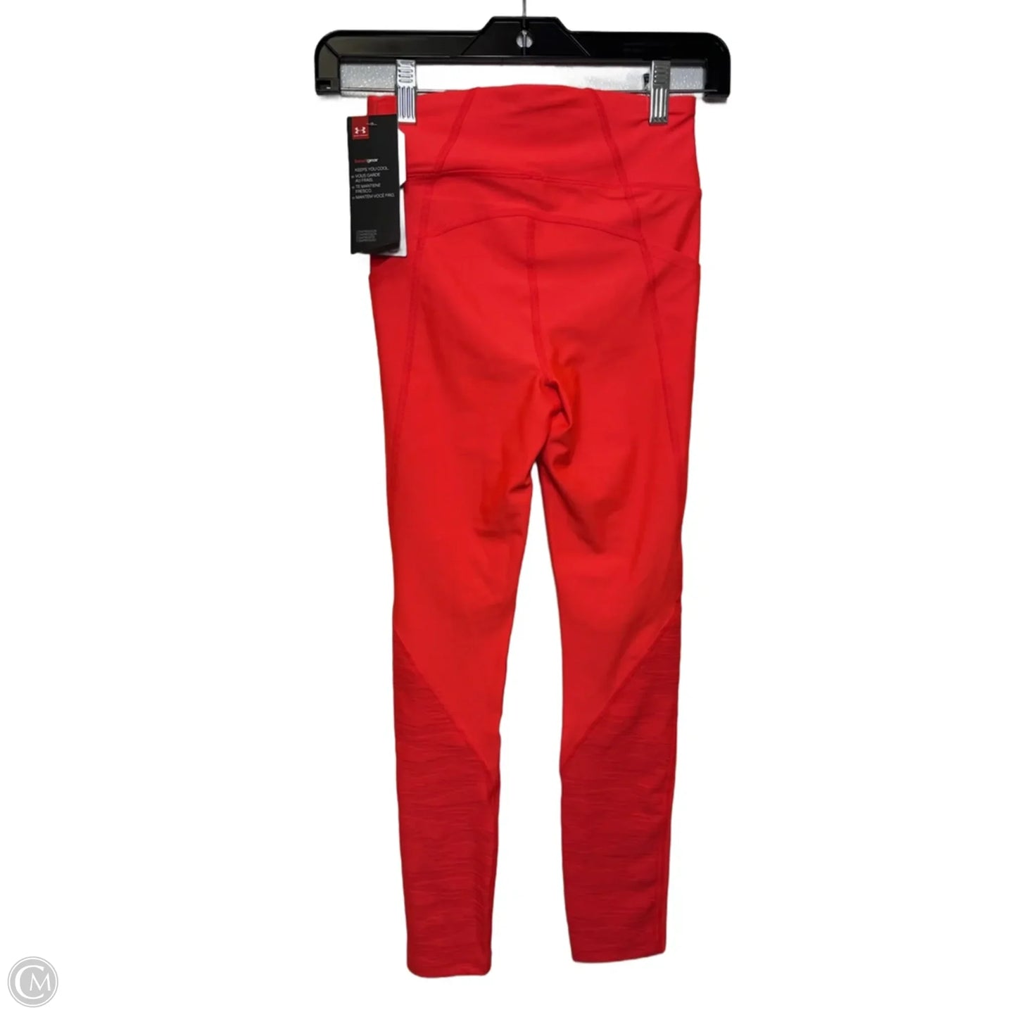 Athletic Pants By Under Armour In Orange, Size: Xs