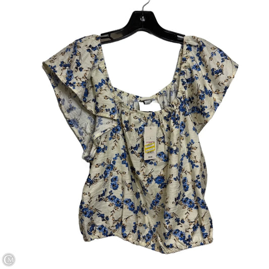 Top Sleeveless By A New Day In Floral Print, Size: L