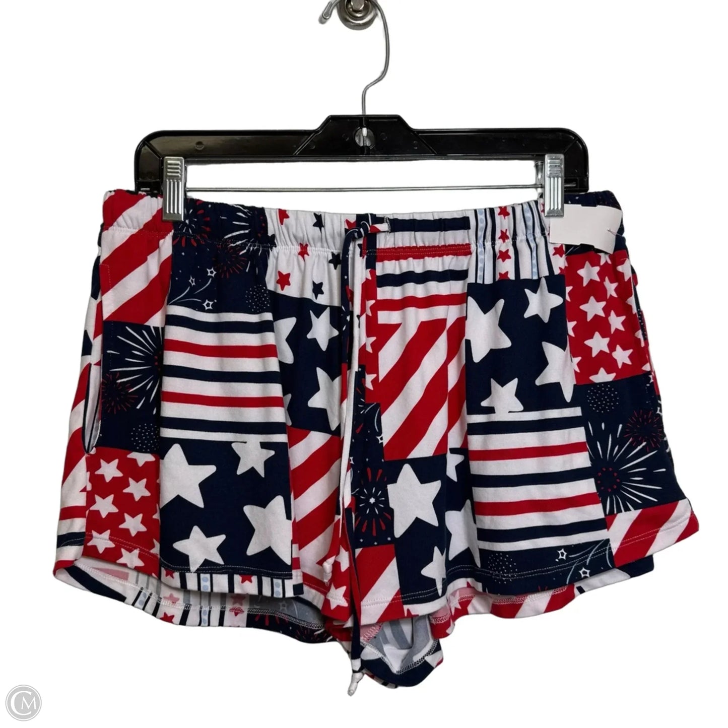 Shorts Set By Clothes Mentor In Red & White, Size: L