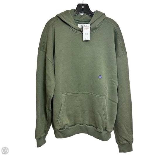 Boxy fit Sweatshirt Hoodie By Hollister In Green, Size: L