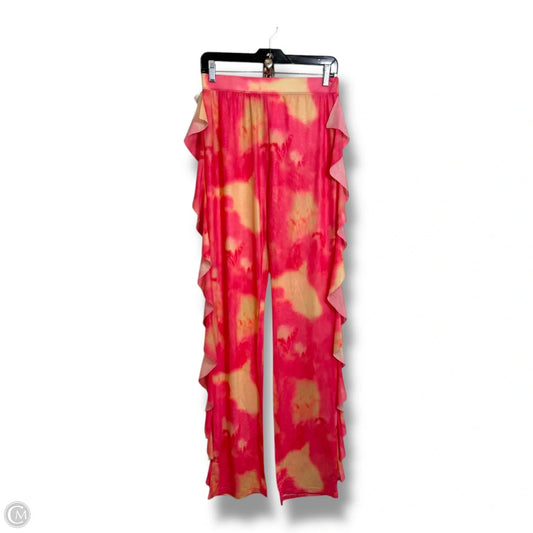 Sheet Coverup pants By Cmf In Pink, Size: M