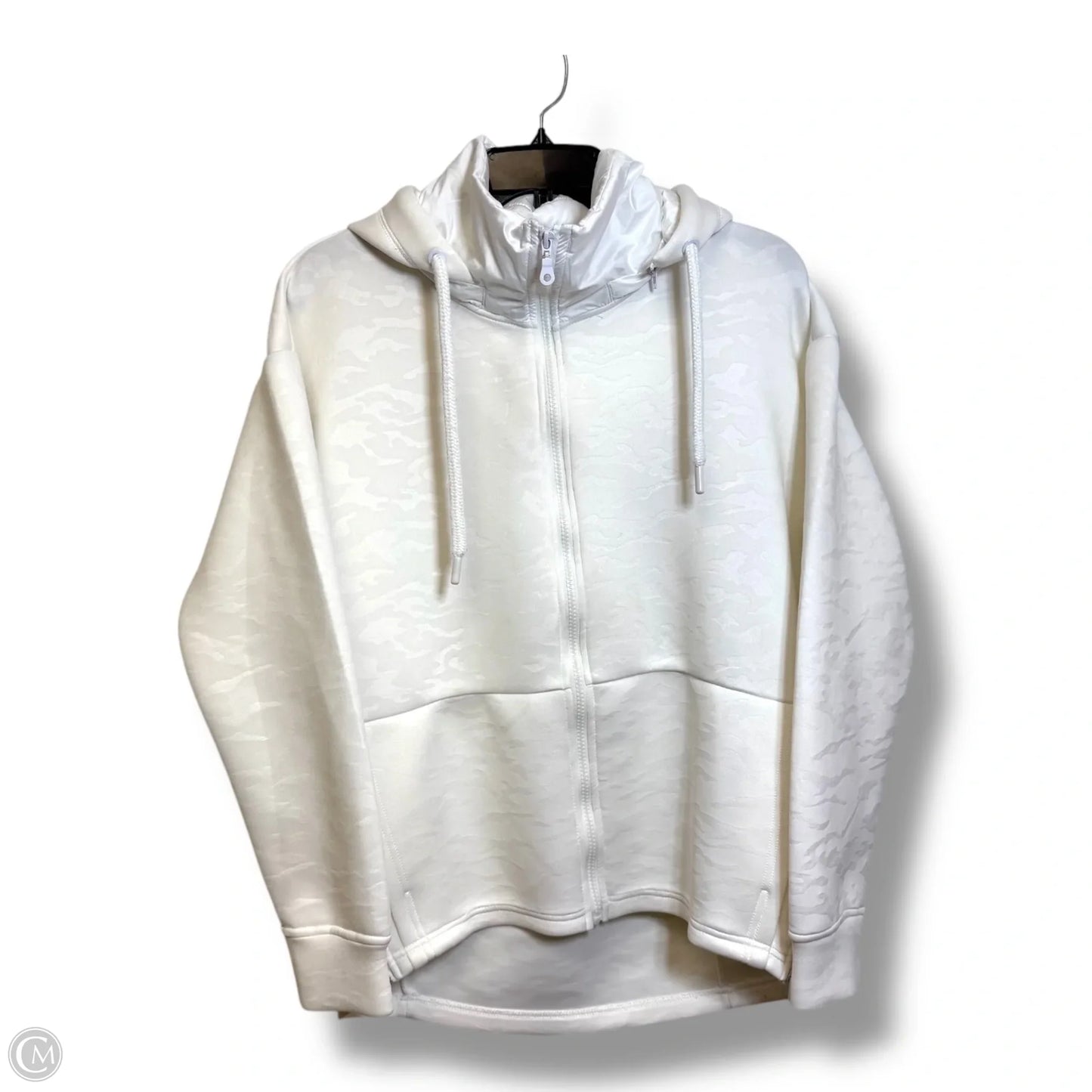 Athletic Jacket By Fabletics In White, Size: Xs